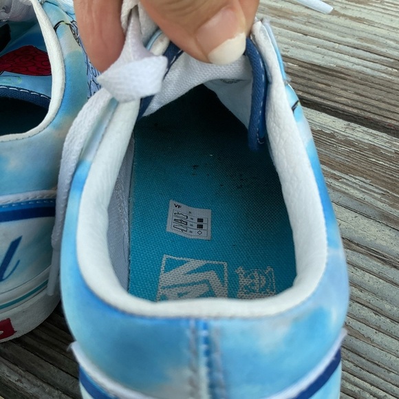 VANS x One Piece Old Skool Devil Fruit Sneakers Shoes Blue Mens 5.5 Womens 8.5 - Picture 7 of 12
